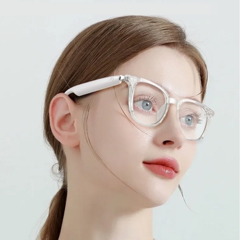 GS07 Έξυπνα Γυαλιά με Bluetooth, Διπλό Μαγνητικό Φφόρτιση, Έλεγχο Αφής, Μπαταρία 55+55, Εμβέλεια 10 μ., Προστασία Αντι-Μπλε Φωτός και UV, Αδιάβροχα, Χωρίς Κάμερα