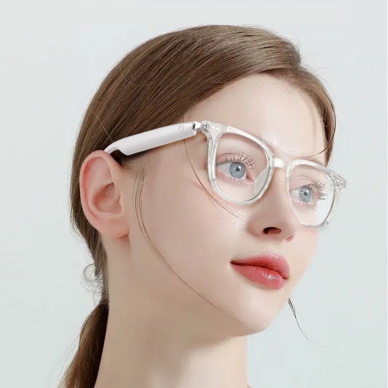 GS07 Ochelari Inteligenți cu Bluetooth, Încărcare Magnetică Dublă, Control prin Atingere, Baterie 55+55, Distanță de Funcționare 10 m, Protecție Împotriva Luminii Albastre și UV, Rezistenți la apă, Fără Cameră