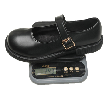 Γυναικείοι loafers με στρογγυλή μύτη, PU επάνω μέρος και PU σόλα, φαρδύς 3–5 cm τακούνι, μονόχρωμο, βρετανικό στυλ για καθημερινή χρήση