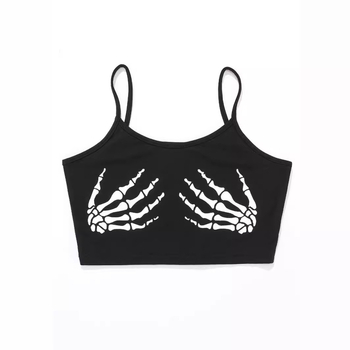 Γυναικείο tank top με τιράντες, στενή γραμμή, μοτίβο γραμμάτων, βαμβακερό ύφασμα, άνετο casual ιαπωνοκορεατικό στυλ, άνοιξη 2022