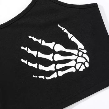 Γυναικείο tank top με τιράντες, στενή γραμμή, μοτίβο γραμμάτων, βαμβακερό ύφασμα, άνετο casual ιαπωνοκορεατικό στυλ, άνοιξη 2022