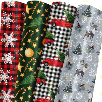 Papir za omatanje darova – Copper Plate Paper, Božićni stil, Model xh-16, Otisak, Tolerancija ±1 cm