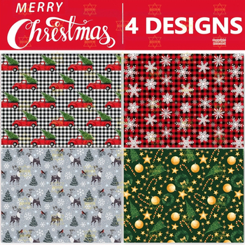 Χαρτί περιτυλίγματος δώρων – Copper Plate Paper, Χριστουγεννιάτικο στυλ, Μοντέλο xh-16, Εκτύπωση, Ανοχή ±1 εκ