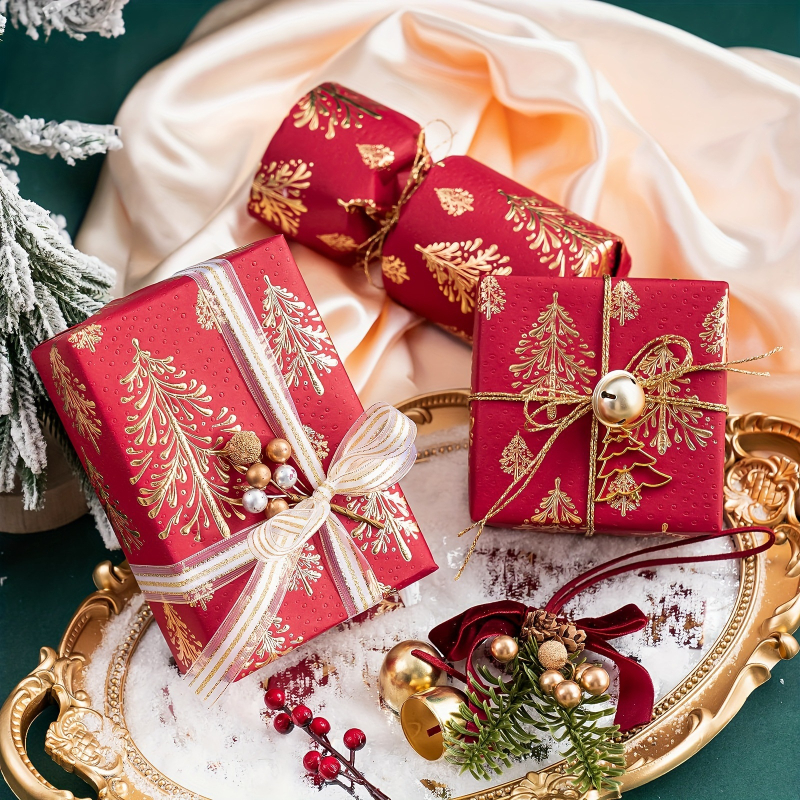 Hârtie de împachetat cadouri de Crăciun SX-GJ333, hârtie acoperită, origine Zhejiang, China, ambalaj pentru cadouri