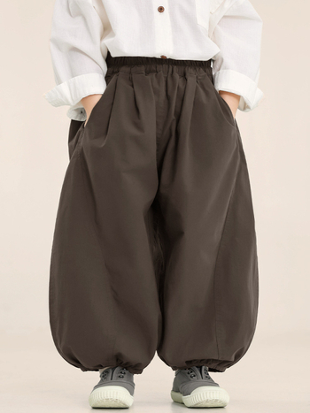 Παιδικά παντελόνια – Κορεατικού στυλ, 100% βαμβάκι, μεσαίο ύψος ζώνης, άνοιξη και φθινόπωρο