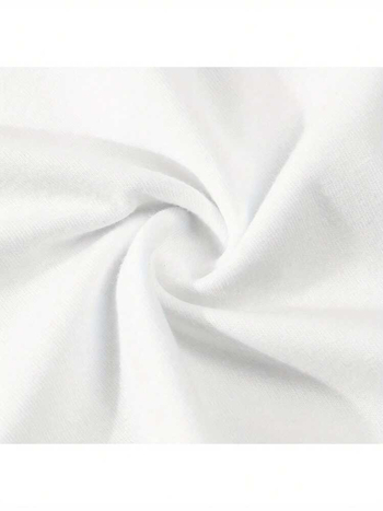 Ανδρική Basic κοντομάνικη μπλούζα από 96%+ καθαρό βαμβάκι, χαλαρή γραμμή, στρογγυλός λαιμός, εκτύπωση