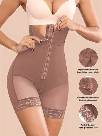 Σορτς κορσέ για ανύψωση γλουτών, ψηλή μέση και έλεγχο κοιλιάς – Chenille spandex, άνοιξη 2025, Harajuku στυλ (ιαπωνικό/κορεατικό ελεύθερο στυλ)