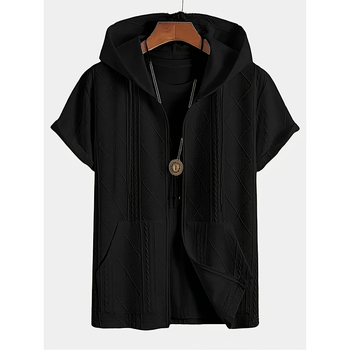 Ανδρικό T‑shirt Slim Fit, 3/4 Μανίκια, Εκτύπωση Λογότυπου, Ίνες Πρωτεΐνης Γάλακτος, 230 g