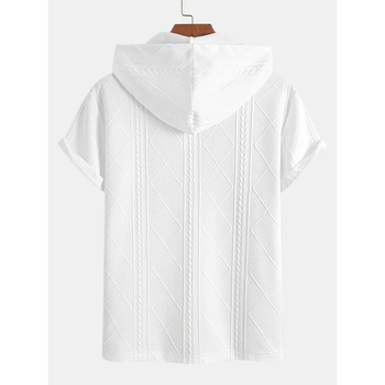 Ανδρικό T‑shirt Slim Fit, 3/4 Μανίκια, Εκτύπωση Λογότυπου, Ίνες Πρωτεΐνης Γάλακτος, 230 g