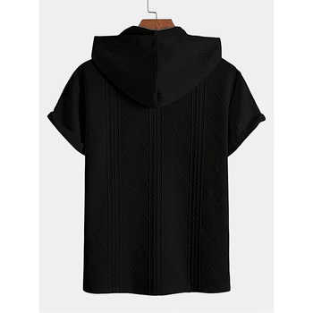 Ανδρικό T‑shirt Slim Fit, 3/4 Μανίκια, Εκτύπωση Λογότυπου, Ίνες Πρωτεΐνης Γάλακτος, 230 g