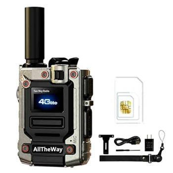 M08 ručni radio s podrškom mreža 4G/5G, domet iznad 50 km, 200 kanala, 6800 mAh litijska baterija, zaslon