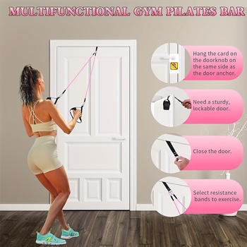 Σετ αντίστασης γιόγκα και fitness (Τύπος: Κούμπωμα; Υλικό: Κόκκινο φασόλι; Μοντέλο: jd601102292790663; Εκκίνηση: Χειμώνας 2025)