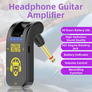 Ενίσχυτής κιθάρας με επεξεργαστή εφέ, ακουστικά με εξουδετέρωση θορύβου για αθόρυβη εξάσκηση, δυνατότητα εγγραφής — Μοντέλο WS-6