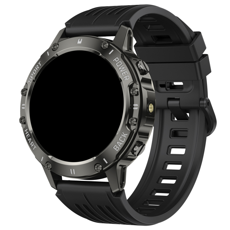 Έξυπνο ρολόι με οθόνη TFT 1,39 ιντσών, παρακολούθηση καρδιακού ρυθμού, κλήσεις Bluetooth, μετρητής βημάτων, αδιάβροχο