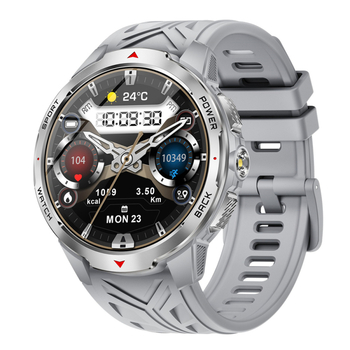 KT88 Έξυπνο ρολόι με κλήσεις Bluetooth, μέτρηση παλμών και οξυγόνου στο αίμα, υπαίθριος πυξίδα και πολλαπλά αθλητικά προγράμματα (διάρκεια μπαταρίας 7–14 ημερών; αδιάβροχο για καθημερινή χρήση; IPS οθόνη)