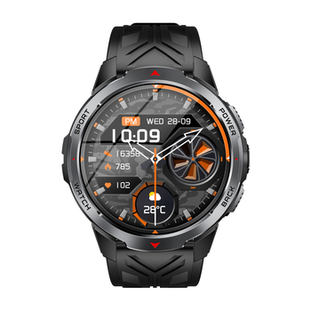 KT88 Έξυπνο ρολόι με κλήσεις Bluetooth, μέτρηση παλμών και οξυγόνου στο αίμα, υπαίθριος πυξίδα και πολλαπλά αθλητικά προγράμματα (διάρκεια μπαταρίας 7–14 ημερών; αδιάβροχο για καθημερινή χρήση; IPS οθόνη)