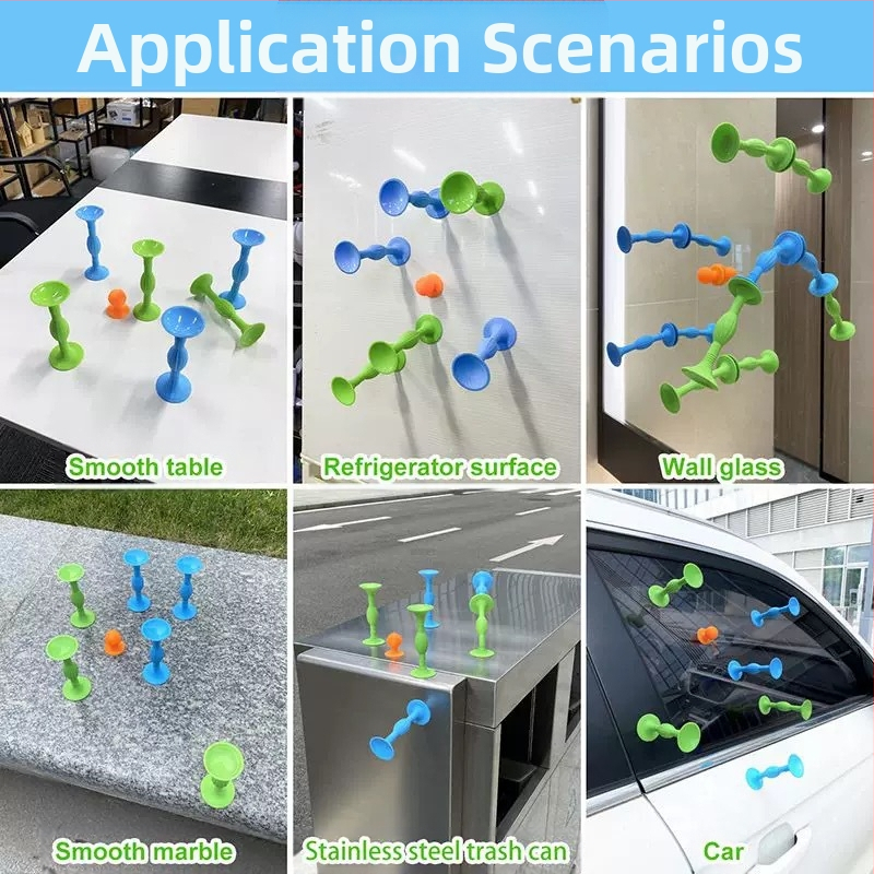 Дартс комплект със двустранни силиконови вакуумни чаши - LSG