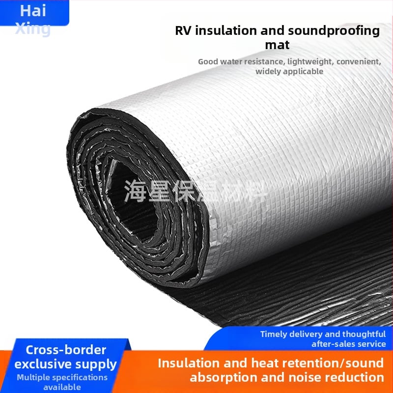 Αυτοκόλλητο μονωτικό και ηχομονωτικό φύλλο από πολυεστερική ίνα; μορφή: ινώδης; σχήμα: νιφάδες; θερμική αγωγιμότητα: 0,056 W/mK; θερμοκρασία λειτουργίας: 200°C