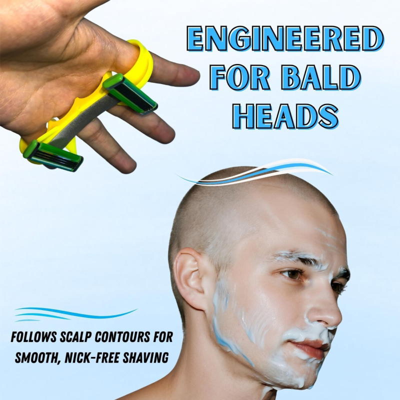 Popular Science Плешив бръснач за глава – 3D принтиран корпус, безжичен, безчетков мотор, пластмасово острие