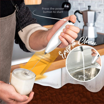 Χειροκίνητος ηλεκτρικός αφρός γάλακτος και αναδευτήρας — 3V, 3–5W, 15000 RPM