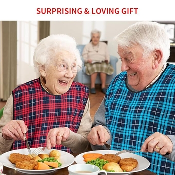 Ποδιά χωρίς μανίκια, βαμβακερή, καρό μοτίβο, ανθεκτικό σε λεκέδες, μοντέρνο μινιμαλιστικό στυλ