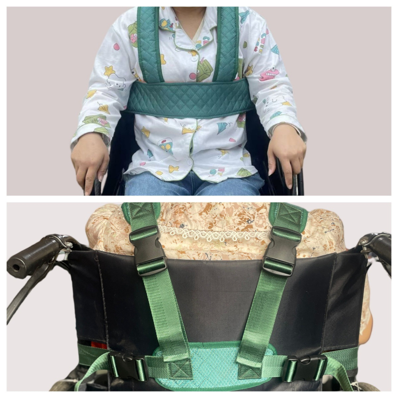 Centură de siguranță pentru scaun cu rotile, pentru talie, material poliester, model C004, garanție 12 luni