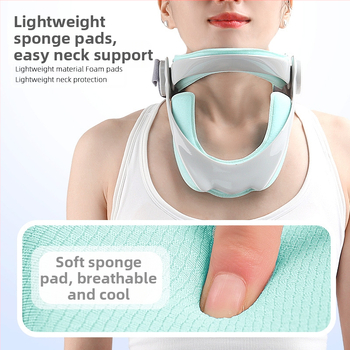 Dispozitiv de tracțiune pentru gât - reglabil, materiale: PC și burete, zonă de aplicare: gât, origine: Dongguan, marcă: Foot products collection