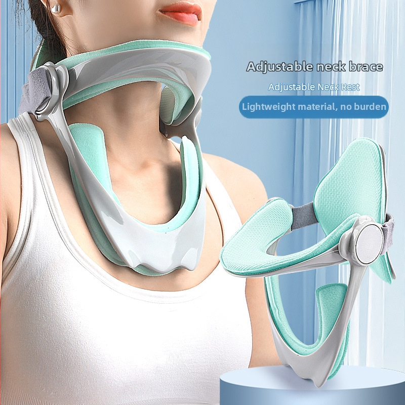 Dispozitiv de tracțiune pentru gât - reglabil, materiale: PC și burete, zonă de aplicare: gât, origine: Dongguan, marcă: Foot products collection