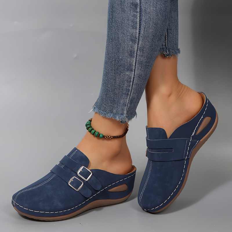 Sieviešu Lolita stila platformas mūļu kurpes ar TPR augšpusi, PUR zole, platforma >11 cm