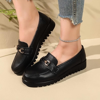 A505 Ženske casual ploske cipele s gornjim dijelom od rafije, prugasti uzorak, vunena podstava, visina potpetice 0-1 cm