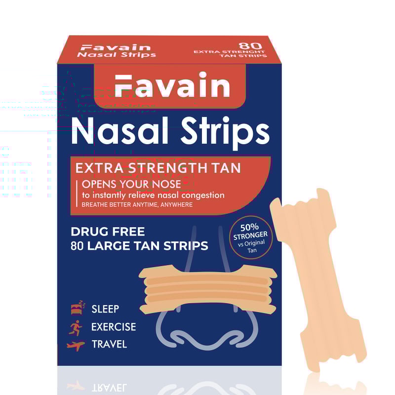 Nosni flaster protiv hrkanja - poboljšana adhezija, jednostavan stil, PVC materijal, 80 komada, šifra CS01-13