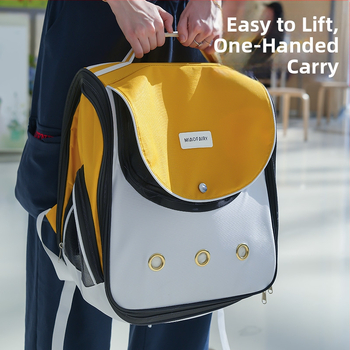 Σακίδιο μεταφοράς γάτας - στιλάτο και ευέλικτο για εξόδους; Υλικό: Ύφασμα; Κατάλληλο για γάτες; Κατηγορία: φωλιές και κλουβιά κατοικίδιων