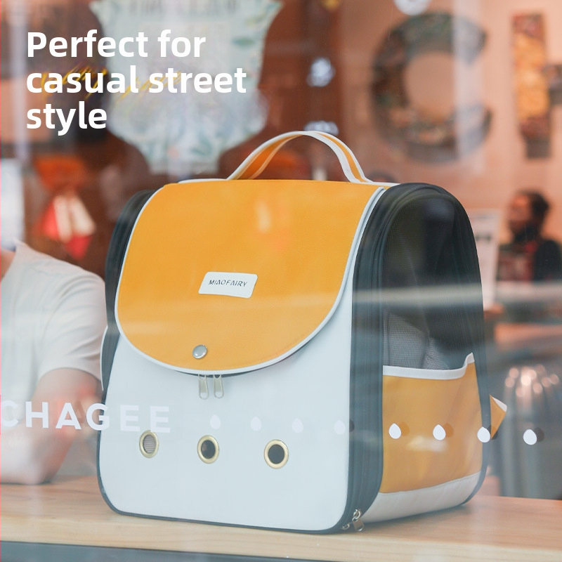 Taška pre mačky - štýlová, všestranná a pohodlná na vychádzky; Materiál: textil; Určené pre mačky; Kategória: búdy a klietky pre domáce zvieratá