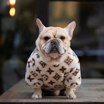 Παλτό για σκύλους και γάτες – λεοπάρ μοτίβο, βελούδινο ύφασμα, unisex, άνετο στυλ