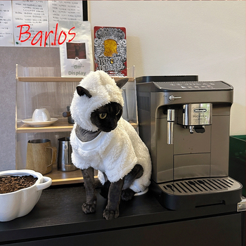 Ρούχα τετράποδων κατοικίδιων για γάτες Σφίνξ/Ντόβον – καρτούν στυλ, γούνα κουνελιού, Unisex, PAIIJRY