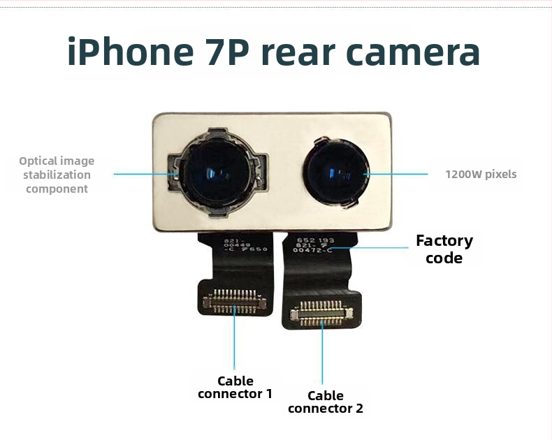 Modul zadnej kamery Apple, CMOS senzor, 12 MP, zabudovaný