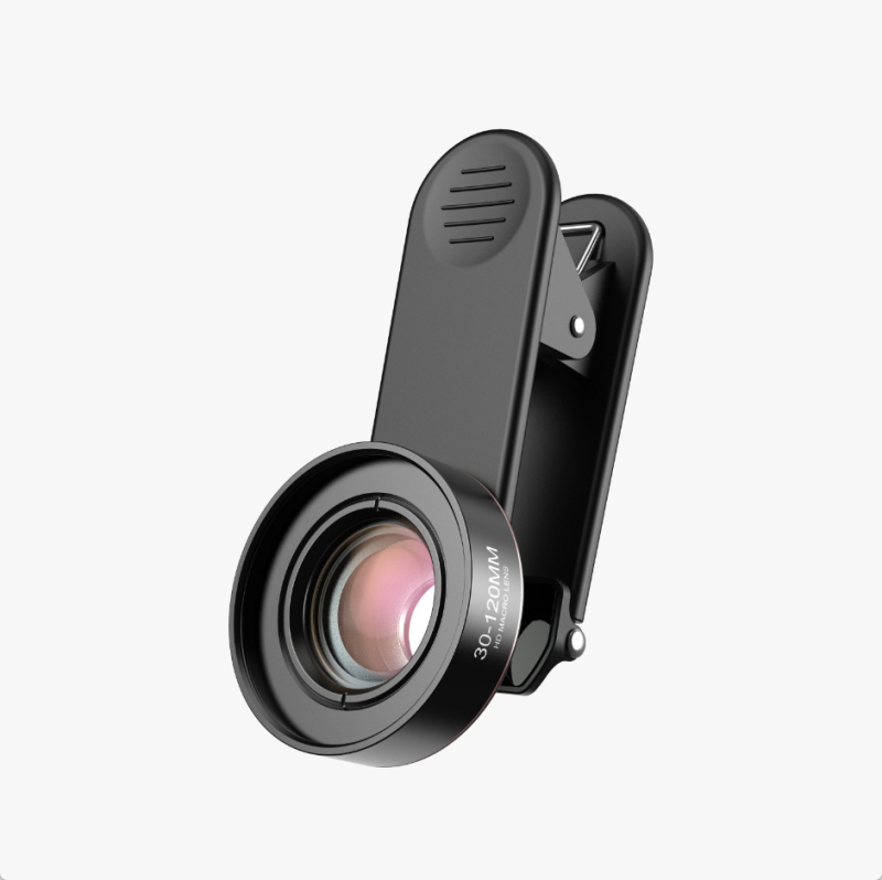 APEXEL APL-ZM100FL26 Ārējais Makro Objektīvs Mobilajam Telefonam ar Iebūvētu Pildgaismu (Zīmols: APEXEL; Modelis: APL-ZM100FL26; Kategorija: Makro Objektīvs Mobilajam Telefonam; Apgaismojums: Iebūvēts Pildgaismas Avots)