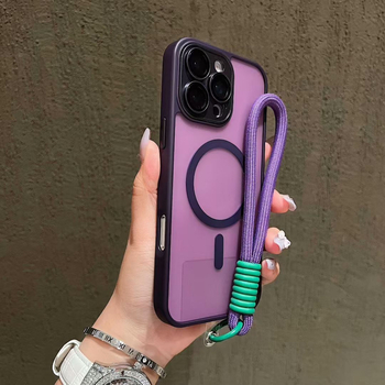 Телефонен калъф за Samsung Galaxy S25 Edge, S25 Ultra, S24 Plus и S23 Plus — магнитно задържане, матов финиш, мек кант на ръба, удароустойчив