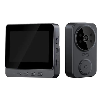 Έξυπνο βίντεο θυροτηλέφωνο M12 με 2.4G LAN αυτοοργανωμένο, ενσωματωμένη τροφοδοσία 5V, για οικιακή χρήση, βίντεο ενδοεπικοινωνίας