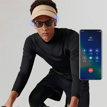 F01 Bluetooth γυαλιά ηλίου με έλεγχο αφής, κλήσεις φωνής, UV προστασία, διπλές μπαταρίες 55 mAh, νάιλον πλαίσιο, συμβατά με Android και iOS