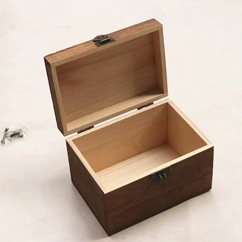 Ξύλινο επιτραπέζιο κουτί αποθήκευσης με καπάκι που ανοίγει, 18 L χωρητικότητα, με διαχωριστικά, δυνατότητα εξατομίκευσης και εκτύπωσης λογότυπου