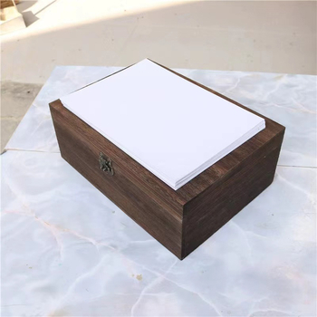 Ξύλινο επιτραπέζιο κουτί αποθήκευσης με καπάκι που ανοίγει, 18 L χωρητικότητα, με διαχωριστικά, δυνατότητα εξατομίκευσης και εκτύπωσης λογότυπου