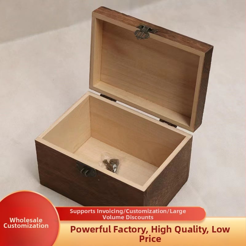 Koka galda uzglabāšanas kārba ar atveramu vāku, 18 L tilpums, nodalījumi, pielāgošana un logotipa drukāšana