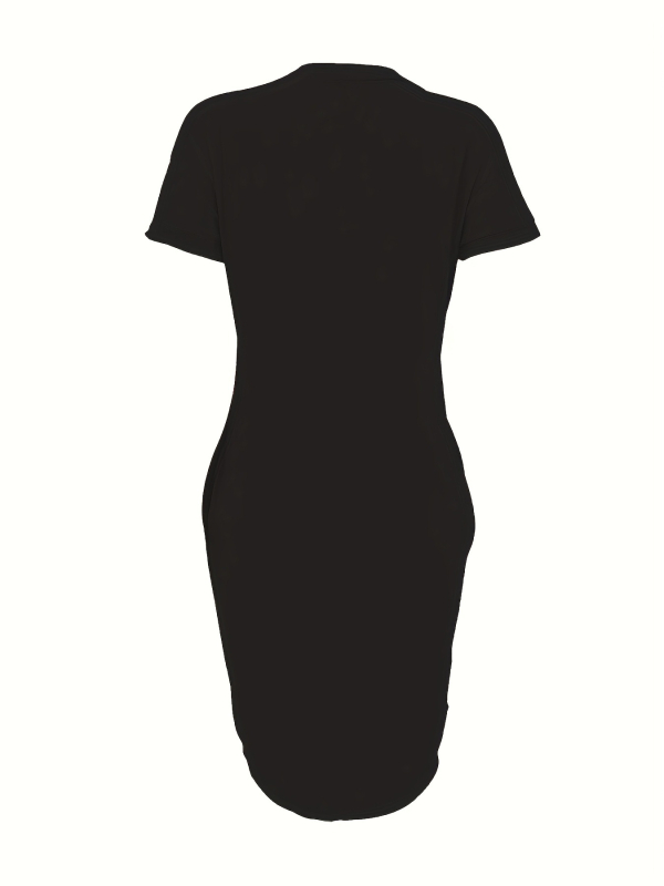 Midi kleita ar apaļu kakla līniju, batwing piedurknēm, neregulārs malas, Milk Silk materiāls, preces numurs 3199P62, 2025. gada vasara