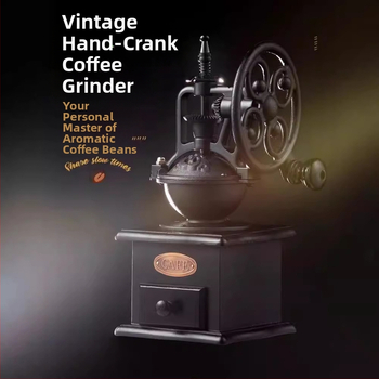 Χειροκίνητος μύλος καφέ και πιπεριού με ρετρό σχέδιο Ferris Wheel — Huiqian