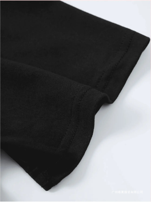 Unisex bavlnené tričko s patriotským geometrickým vzorom, okrúhly výstrih, krátke rukávy, voľný strih