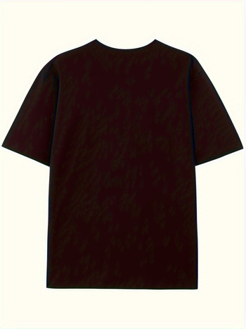 Μπλούζα από βαμβάκι με εκτυπωμένο μοτίβο, στρογγυλή λαιμόκοψη, κοντά μανίκια, φαρδιά γραμμή