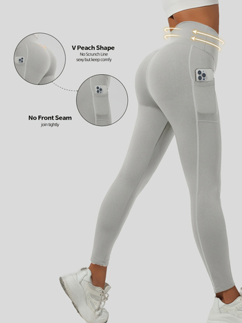 Леггинси за йога, Chenille-спандекс смес, двустранно флисово подплътване, капри дължина, свободен стил, средна плътност, пролет 2025