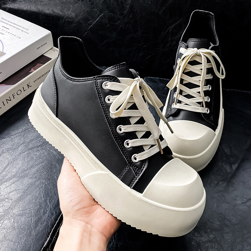 Vīriešu kedas: apaļš purns, virsma no mākslīgā PU, zems potītes augstums, šņorēšana, tīklveida odere