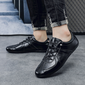 Мъжки лоуфърс Slip-On – PU горна част, пластмасова подметка, EVA стелка, еластична лента, летни обувки